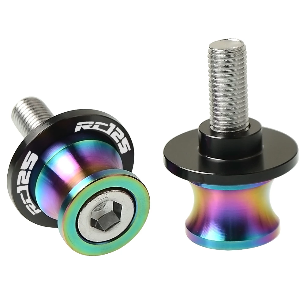 10mm multicolor M10 Поворотная педаль винты мотоцикл поворотники для трубных узлов Слайдеры для KTM RC125 DUKE 2011 2012 2013 - Цвет: 10mm multicolor