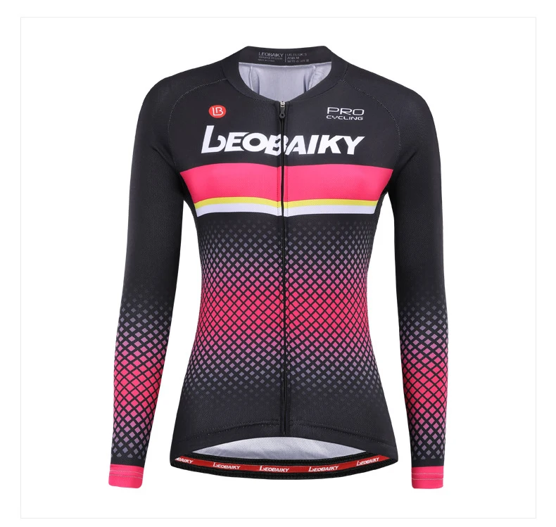 LEOBAIKY Pro велосипедная майка женская велосипедная одежда Roupa Maillot ciclismo с длинным рукавом для езды на велосипеде Женская одежда для велоспорта