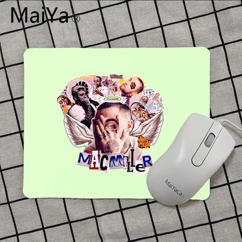 No Lock Edge25x29cm Maiya высокое качество Rapper MacMiller индивидуальные коврики для мыши компьютерный Аниме Коврик для мыши и ноутбука игровой коврик мышь - Цвет: No Lock Edge25x29cm