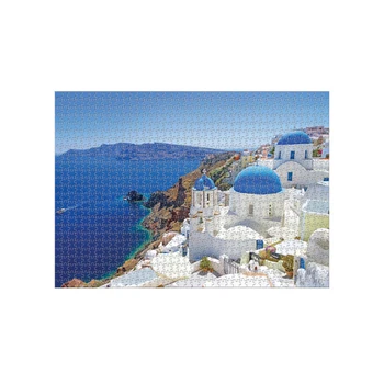 

Spot 1000Pcs/set Paper Jigsaw Puzzles AegeanSea Landscape Puzzles Educational Toys for Adults Kids Hogard