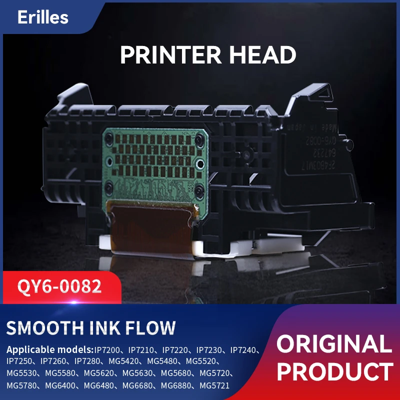 Printhead QY6 0082 Printer Head Print Head for Canon IP7200 IP7210 IP7220 IP7230 IP7240 IP7250 IP7260 IP7280 MG5680 MG5720 chip printer