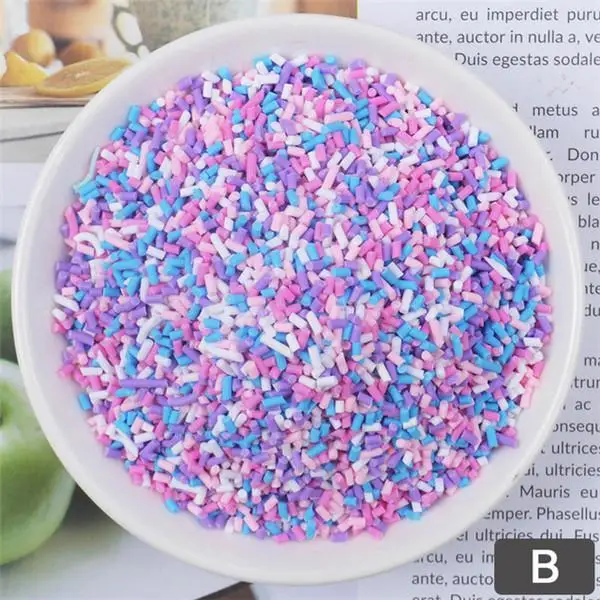100g Аквариум бусины декоративная обсыпка дополнение для Slime Подвески наполнитель крафт садок для рыбы сохнущая на воздухе глина, Чарующее ювелирное клейкие аксессуары грязи игрушка - Цвет: 100g A