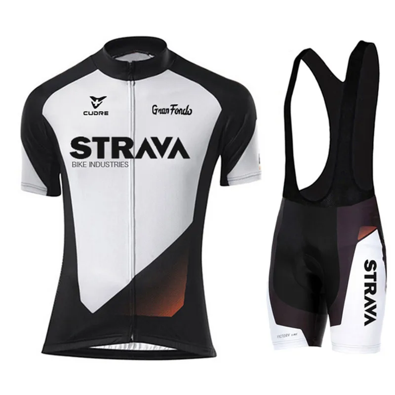 

Pro Team Cycle Jersey summer Top Bib Set Bicycle Clothing MTB Uniform Bike STRAVA Men Short Maillot Culotte Suit gel cushion Kit