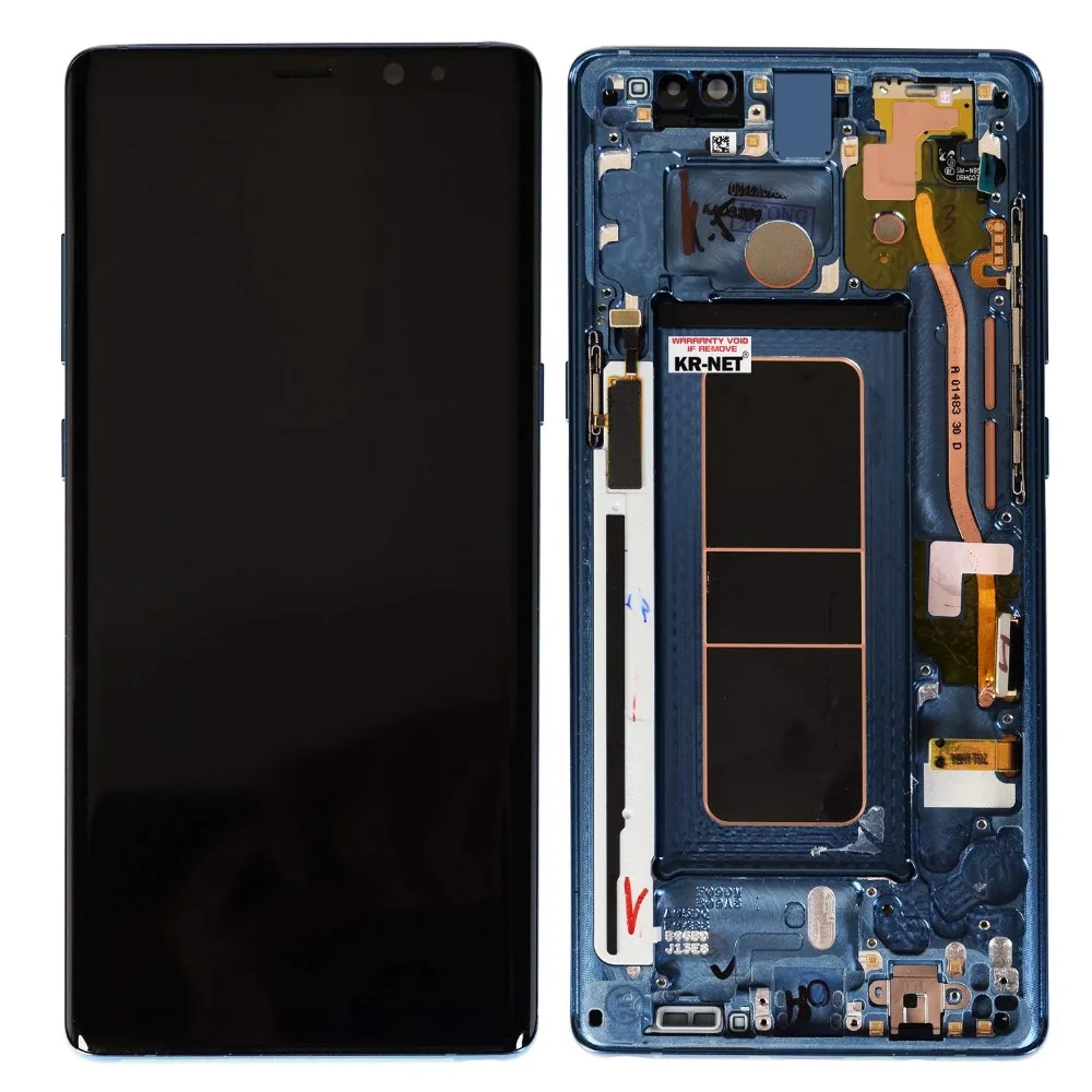 Супер AMOLED ЖК-дисплей для samsung Note 8 экран N9500 N950Fd N950U экран для samsung Note 8 ЖК с черными пятнами