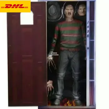 

18" A Nightmare On Elm Street Freddy Krueger 1/4 Scale Simulation Art Craft Halloween Gift PVC Action Figure Toy BOX 46CM V846