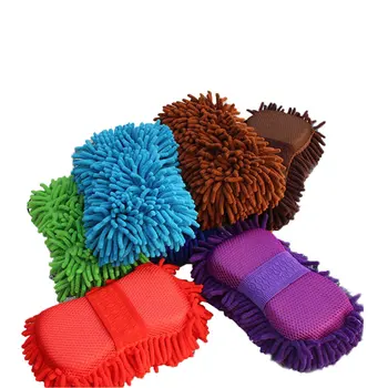

newWipe the car block absorb the car wash sponge bag thicken