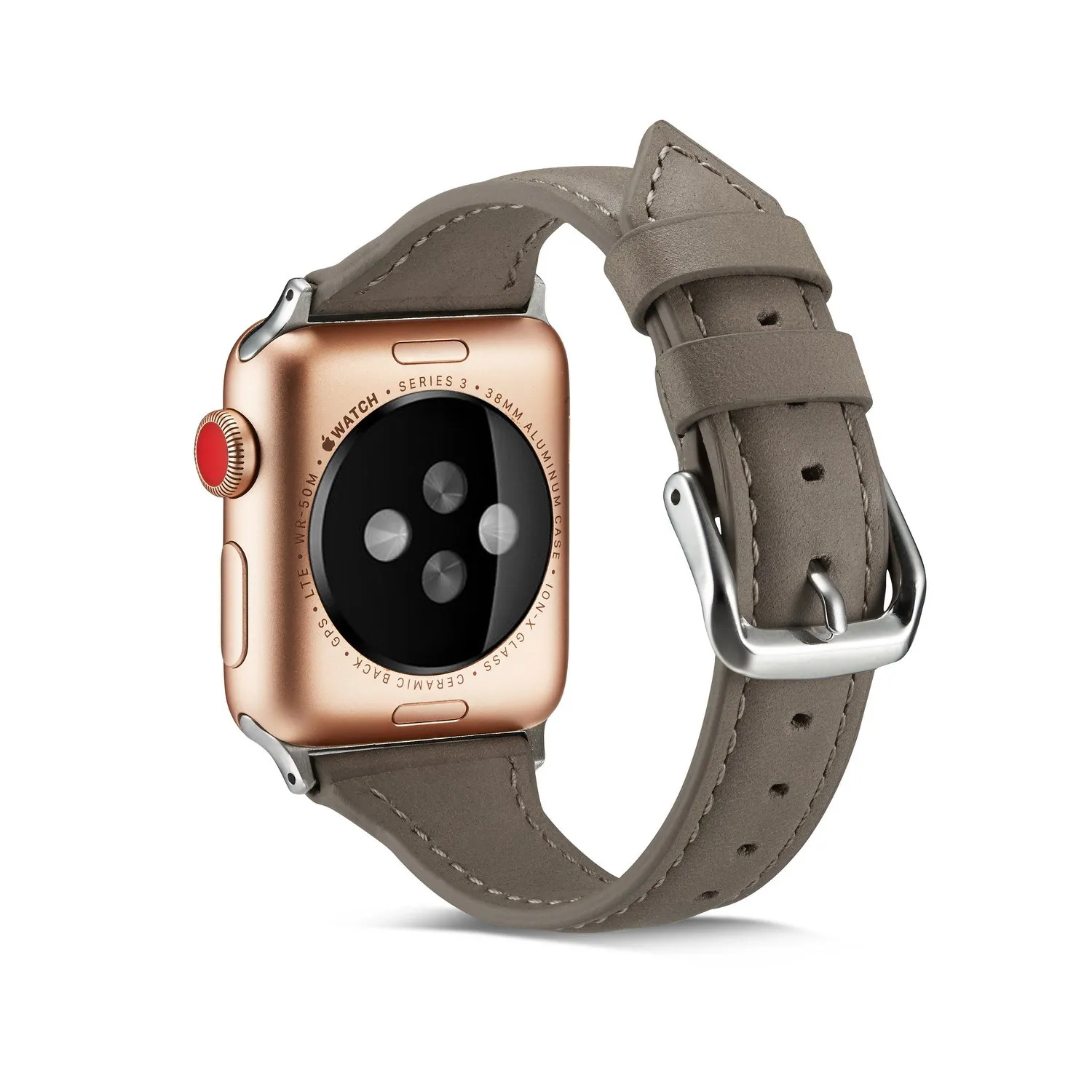 Ремешок из натуральной кожи для часов Iphone Watch 4 44 42 мм I Watch браслеты 40 38 мм ремешки для умных часов для Apple Watch 3/2/1