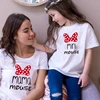 mommy and me clothes Cotton tshirt Bow baby girl clothes mom and daughter matching clothes boy Baby Mama kidsfamily Tshirt ► Photo 2/6