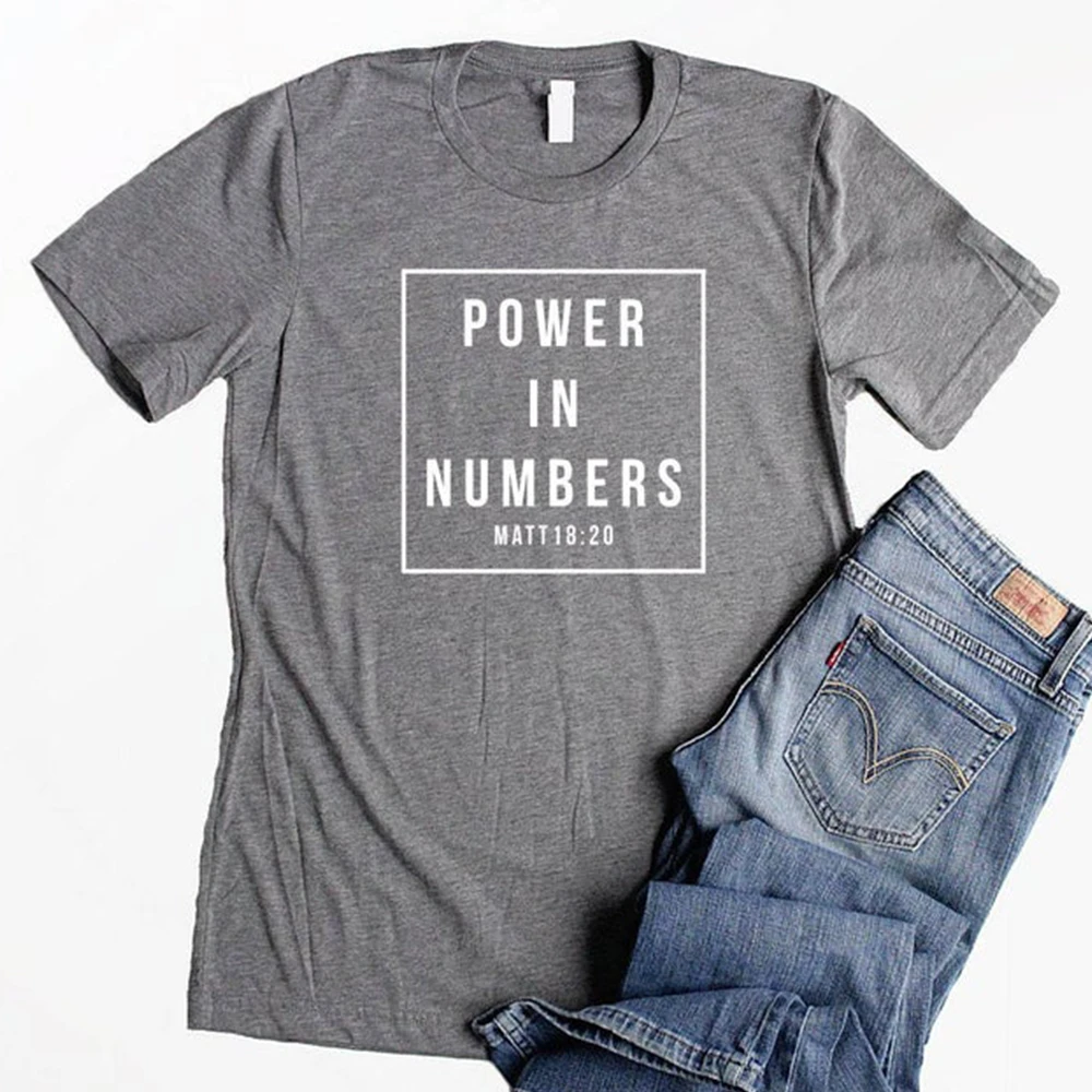 Мощность в количестве матовый 18:20 футболка Кристиан одежда на каждый день для