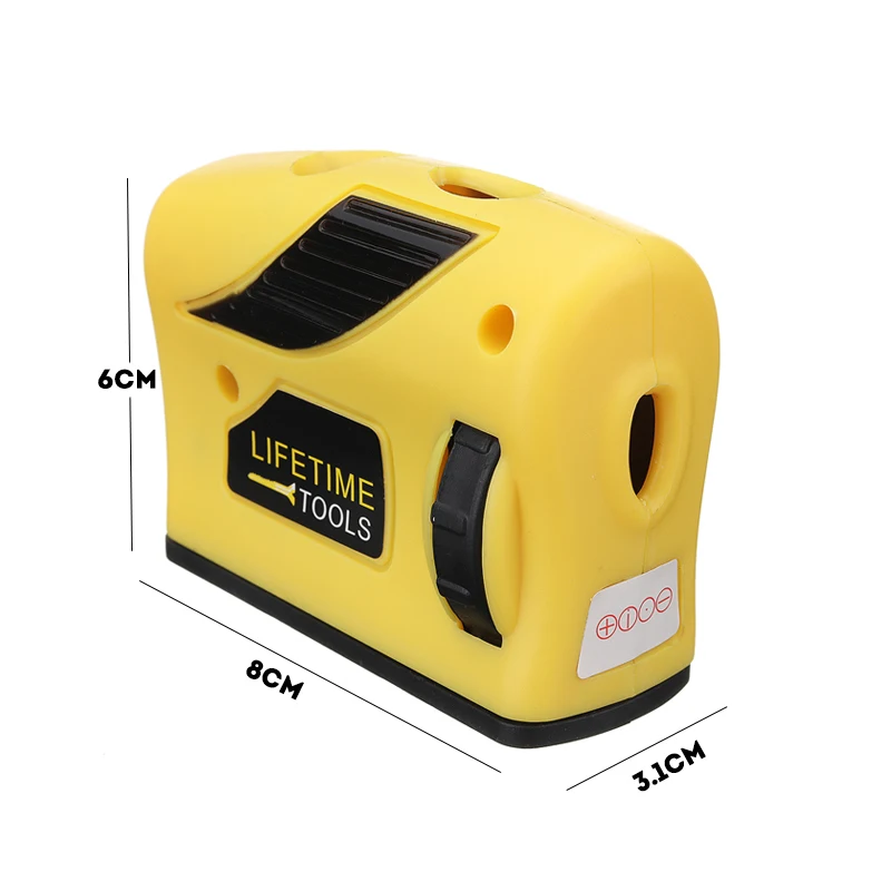 360 degrees Mini Style Self-Leveling Laser Level Horizontal Vertical Cross Line Measurement Gauge Tool