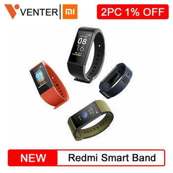 

New Xiaomi Redmi Band Smart Wristband 4 Color Heart Rate Fitness Bracelet 1.08" Large Touch Screen Monitor Activity Tracker Band