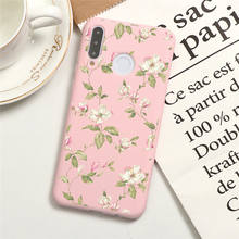 Colorful Floral Leaves Daisy Girl Case For Huawei P40 P30 P20 Lite E Pro Plus P Smart 2019 2020 nova 6 7 5 5i SE Pro TPU Case