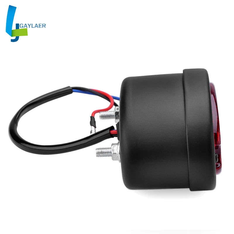 Universal Retro Custom Motorcycle Cafe Racer LED Taillight Rear Tail Brake Stop Light Motorbike Brake running tail lamp