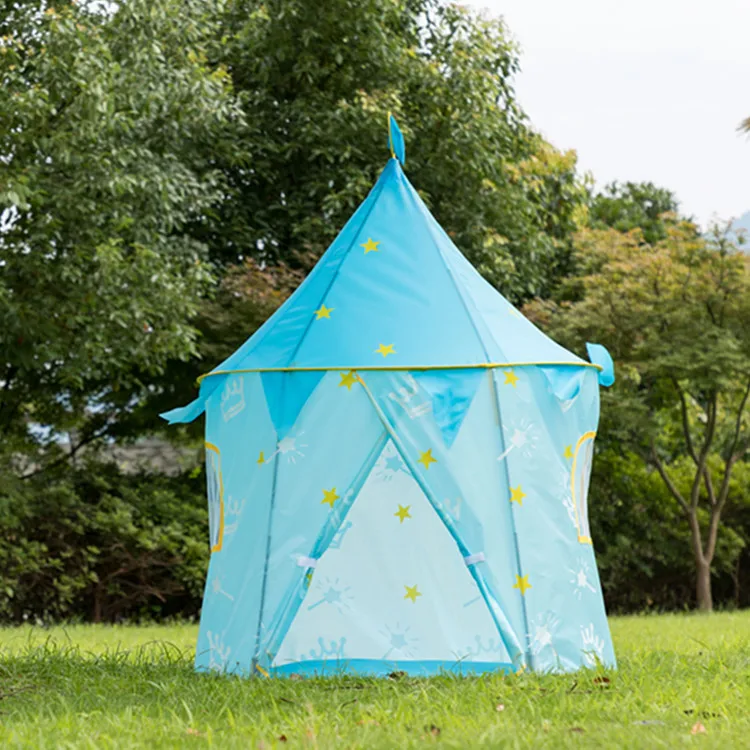 AAG складная детская палатка, игрушка, детский игровой домик, детские палатки для мероприятий, портативная детская палатка, детская палатка, вигвам, детский замок, вигвам - Цвет: MAAG658-BLUE