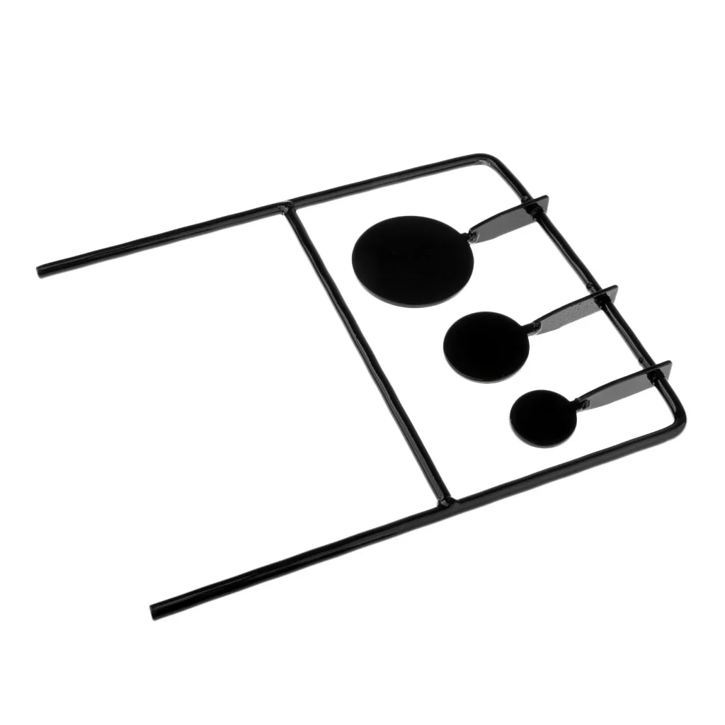 Shooting Iron Target Spinning Target Target Stand 3 Sizes Self Resetting Targets for Training Shooting Practice