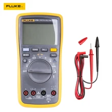Fluke multímetro digital de temperatura e frequência, multímetro de sonda digital de alcance automático 17b +