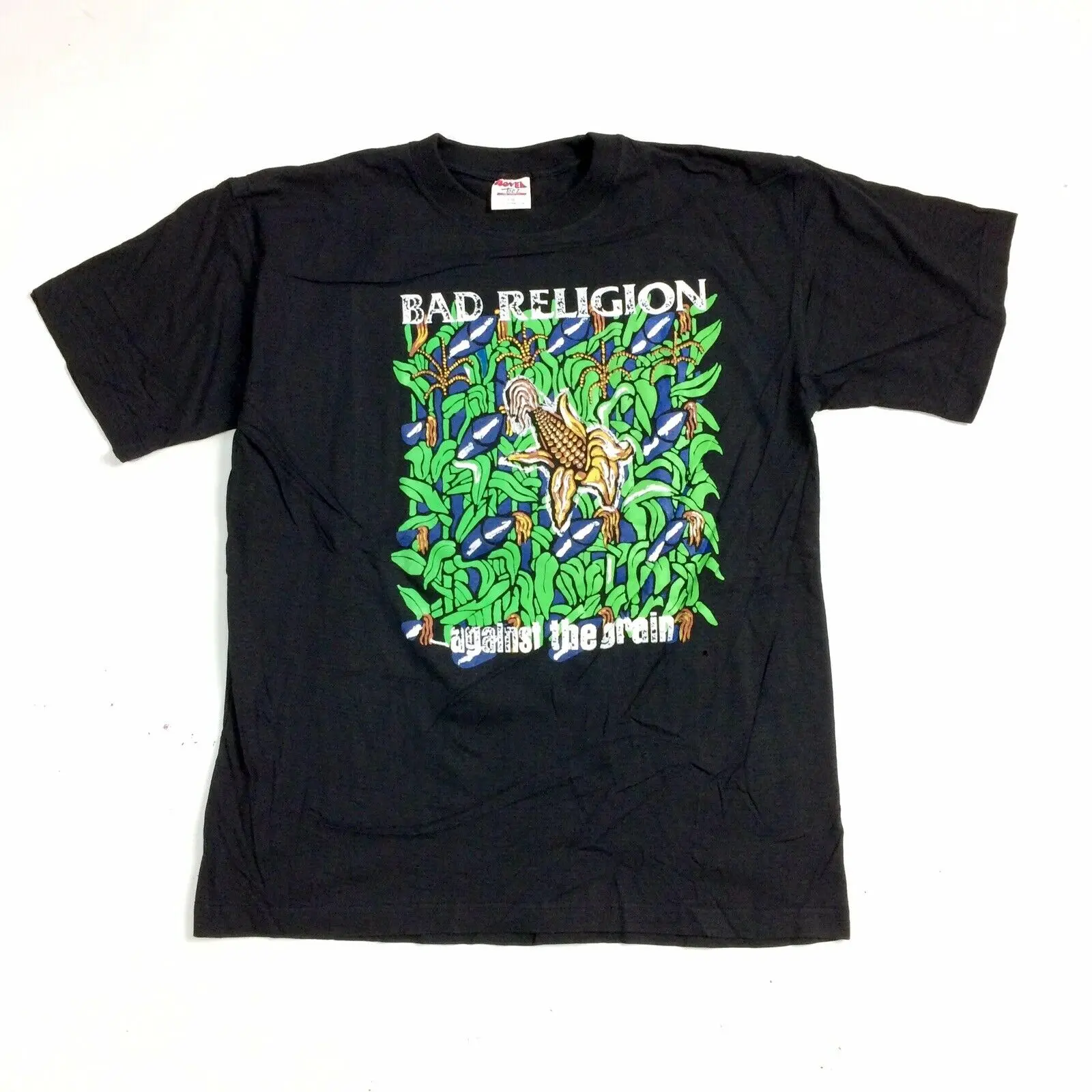 

Vintage Bad Religion Against The Grain T Shirt - Nos - Novel Teez Sz Large