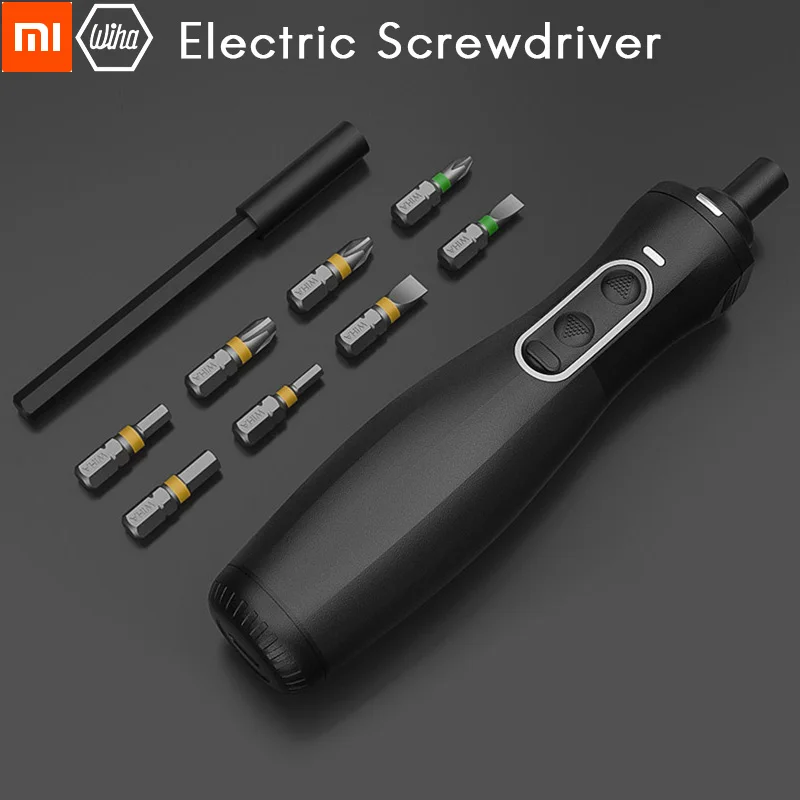 

Original Xiaomi wiha Electirc Screwdriver German Craft Dual Power Mode Accurate Efficient LED Light Auto Stop Protect Item