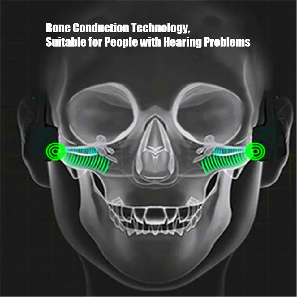 Беспроводные наушники Bluetooth наушники гарнитура Bluetooth беспроводная гарнитура Handsfree Touch Bone Conduction Tech