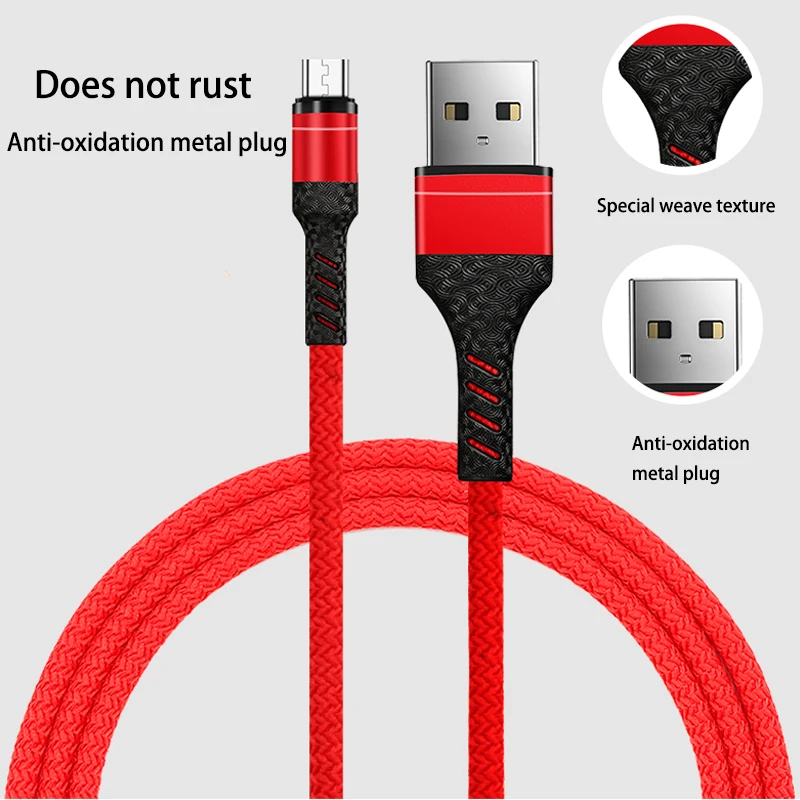 Micro usb кабель для huawei samsung type c Быстрый зарядный кабель для oppo xiaomi 1 м Быстрый usb кабель для oneplus huawei p30 mate20