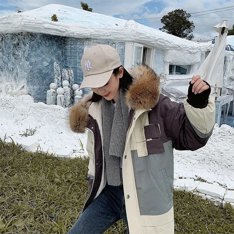 

Photo Shoot Couples 2019 New Style down Jacket Women's Korean-style Casual Workwear Thickening Outdoor Cold Protective Clothing