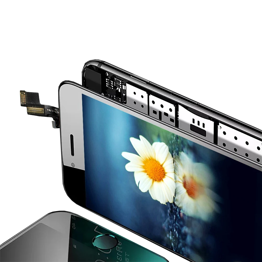 Класс AAA++ retina Дисплей для iPhone 5S 6s 7 ЖК-дисплей Замена 3D сенсорный Digiztier сборка для iPhone 6 Plus без битых пикселей Scree