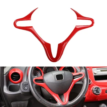 

Parts Decoration Cover For Honda Civic 8th FD2 2006-11 Plastic Accessory 1pcs Steering Wheel Cover Trim