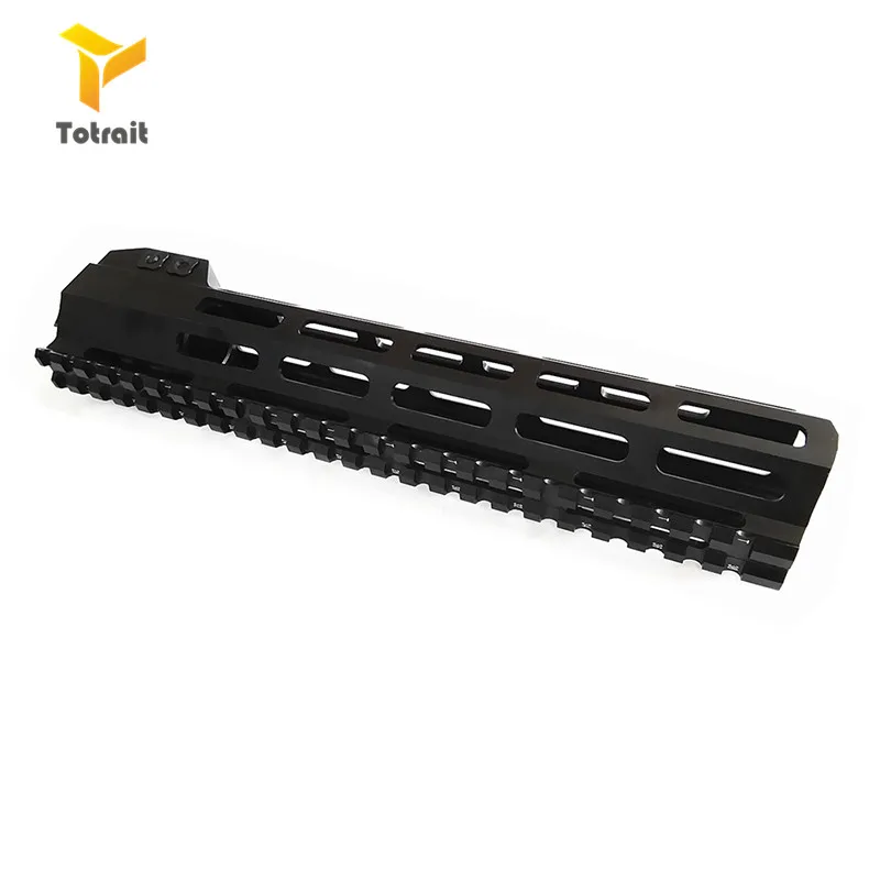 TOtrait tactical AR15 M4 Mlok 7/9/10/12/13,5/15/17/19/inch тонкий свободный поплавок Handguard прицел крепление со стальной гайкой черный