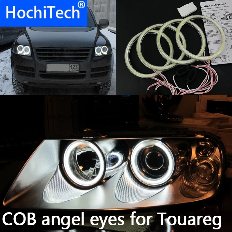 Высокое качество COB светодиодный светильник Белый Halo Cob Led Angel Eyes Ring Error Free для