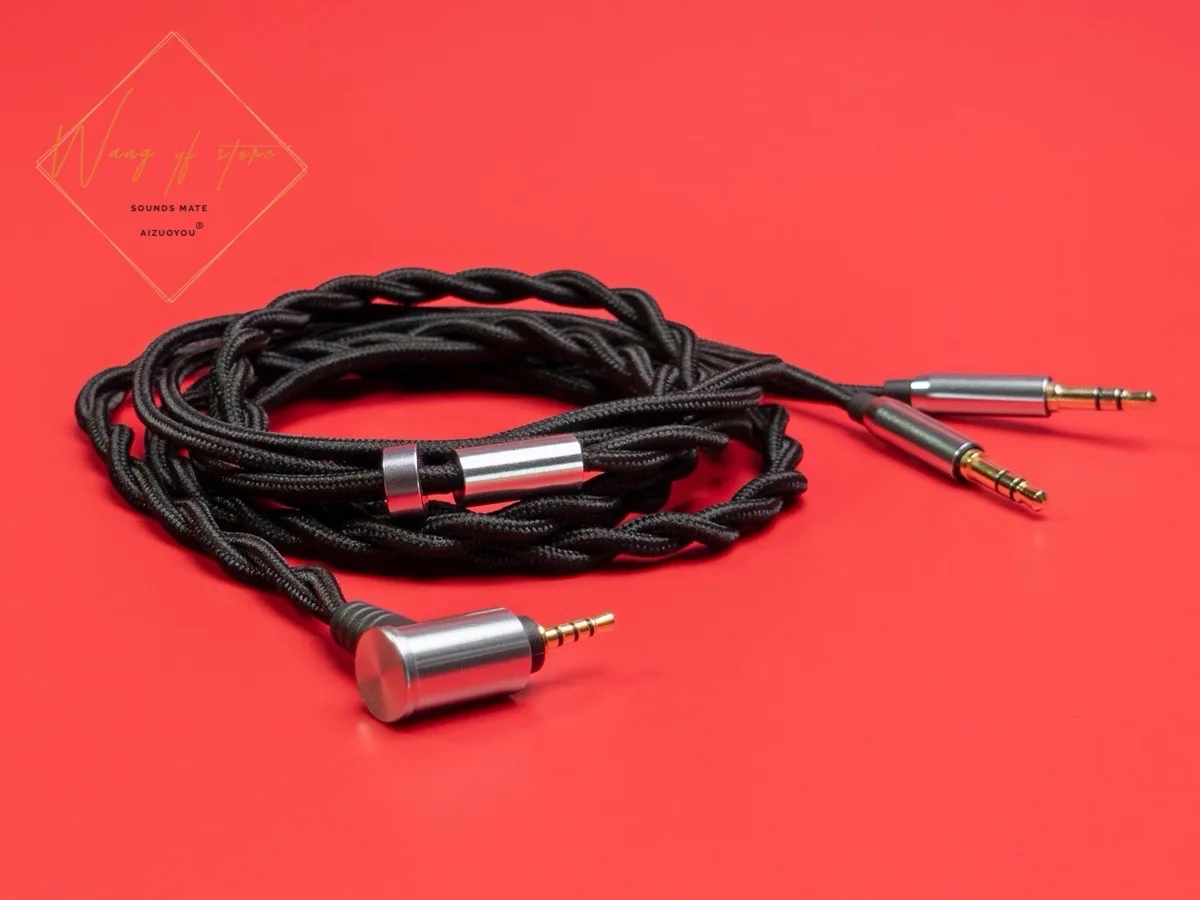 DEVA, 2,5, 4,4mm, Trrs, plugues duplos de 3,5mm, 6,35mm, 4Pin, XLR, OFC