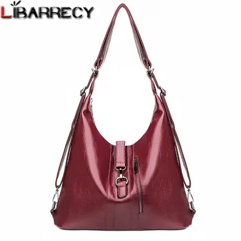 

Luxury Designer Leather Backpacks Female Multifunction School Bag for Girls Mochila Shoulder Bags for Women Travel Bookbag Sac