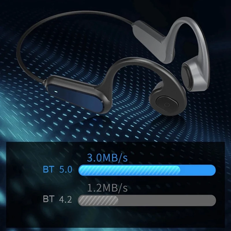 A9 костная проводимость наушники безболезненные Беспроводные Bluetooth 5 0 для спорта