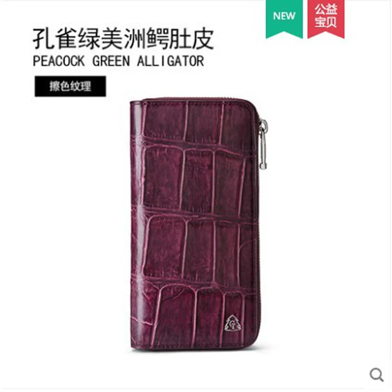 Gete новая сумка из крокодиловой кожи для женщин кошелек длинный стиль модная