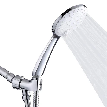 

Shower Head,Handheld Shower Head, High Pressure Rainfall Shower Head Leak Proof Filtered Shower Head with Hose and Adjustable Br