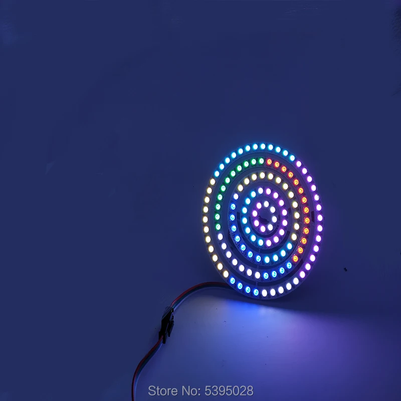 Светодиодное кольцо WS2812B 8 16 24 35 45 светодиосветодиодный s 5050 RGB встроенные драйверы