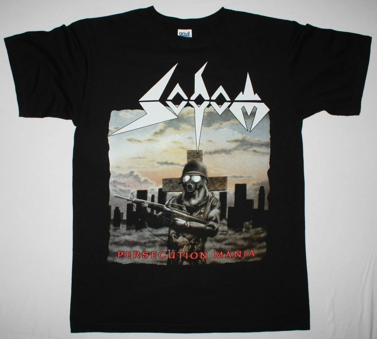 Sodom Persecution Mania German Thrash Metal Kreator Deathrow New Black T Shirt Aliexpress