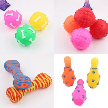 

Pet Dogs Funny Durable Chew Toys for Cleaning Teeth Puppy Squeaky Toys for Solving Boredom