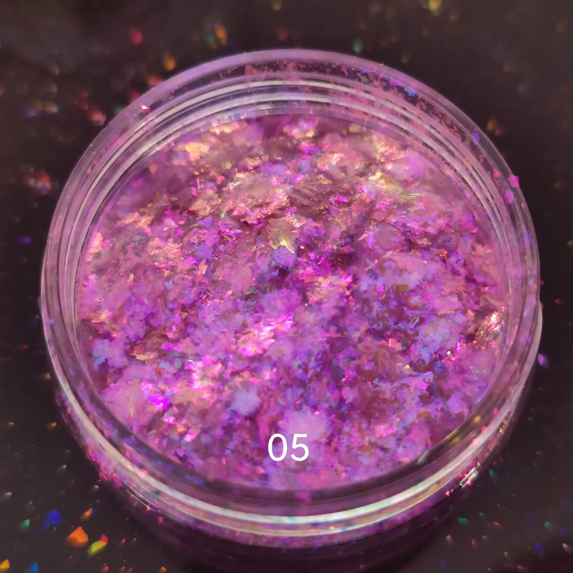 1g/Lot Cosmetic Grade Iridescent chrome chameleon color shift mica