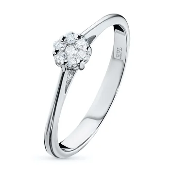 

Ring in white gold with diamonds e0901kts10134800
