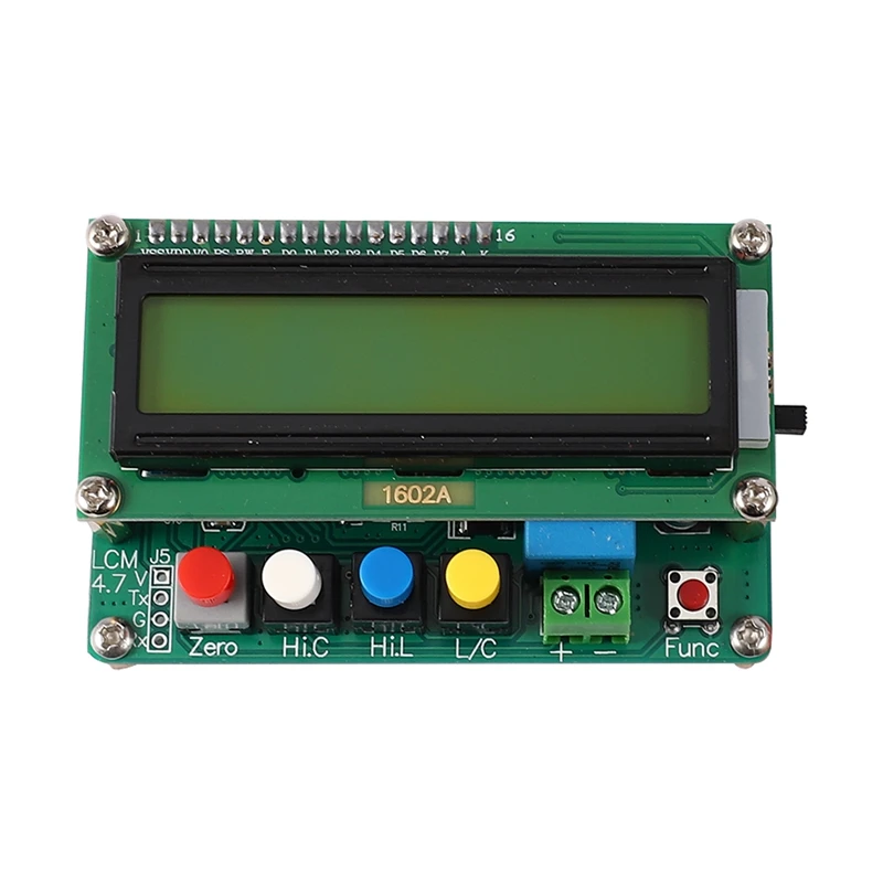 Lc100-A Digital Lcd High Precision Inductance Capacitance L/C Meter Capacitor Tester Frequency 1Pf-100Mf 1Uh-100H Lc100-A + Test 3