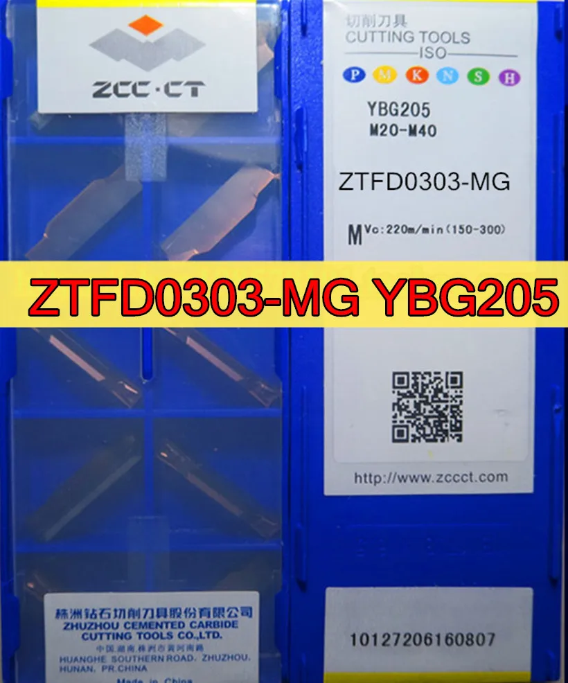 ZTFD0303-MG-YBG205-10pcs-50pcs-100pcs-ZCC-CT-Carbide-insert-YBG205-M20 ...