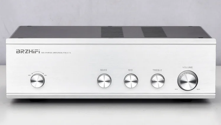 Новинка BRZHIFI классический ретро стиль SANYO STK4174MK2 класс AB 40WX2 усилитель Hifi |