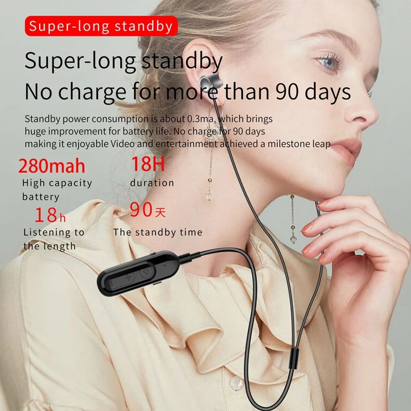 Bluetooth 5 0 Receiver with Earphone Mic 3 5mm Jack AUX Wireless o Adapter for Car Headphone Speaker Stereo Music