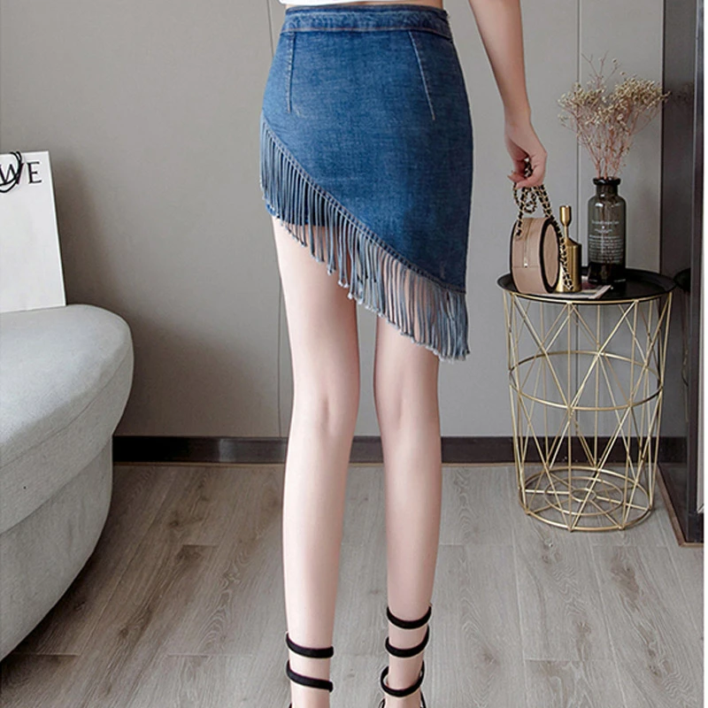 【WOOHWA】TINI TASSEL DENIM SK 71RUG7tuJ2L._AC_SX679_.jpg