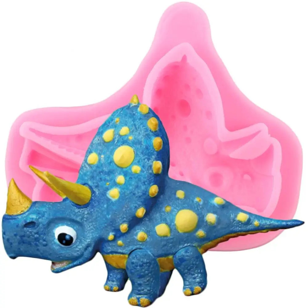 Triceratops силиконовая форма в виде динозавра для детского дня рождения | Дом и сад