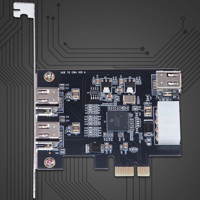 1394A Карта видеозахвата PCIE FireWire карта 1394 захвата | Электроника