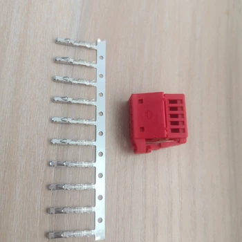 

2/4/10pcs 10 Pin/Way Female Lift Switch Seat Adjustment Plug Seat Heating Connector With Terminal Pins For VW Audi 6R0 972 930 A