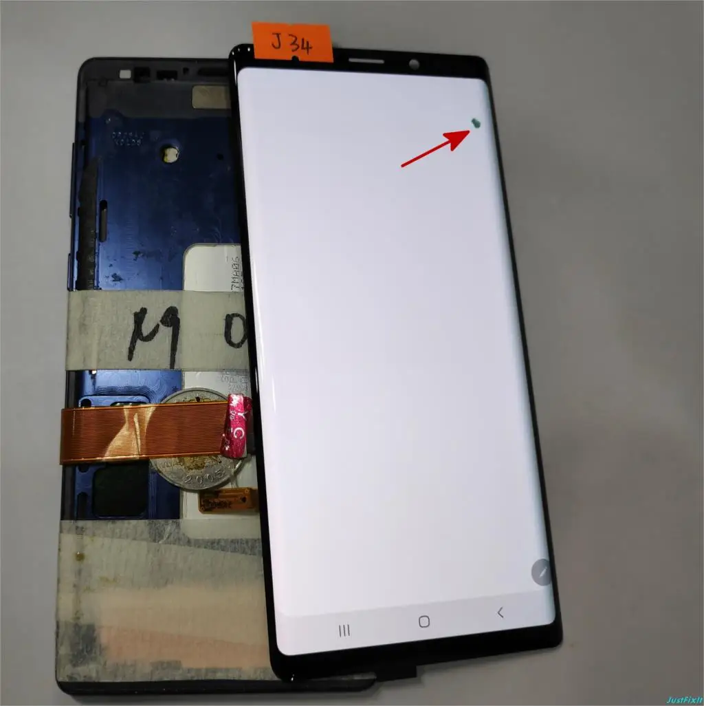 Для samsung Galaxy Note 9 N960 N960F N960D N960DS дефект ЖК-дисплей кодирующий преобразователь сенсорного экрана в сборе 6," Note9