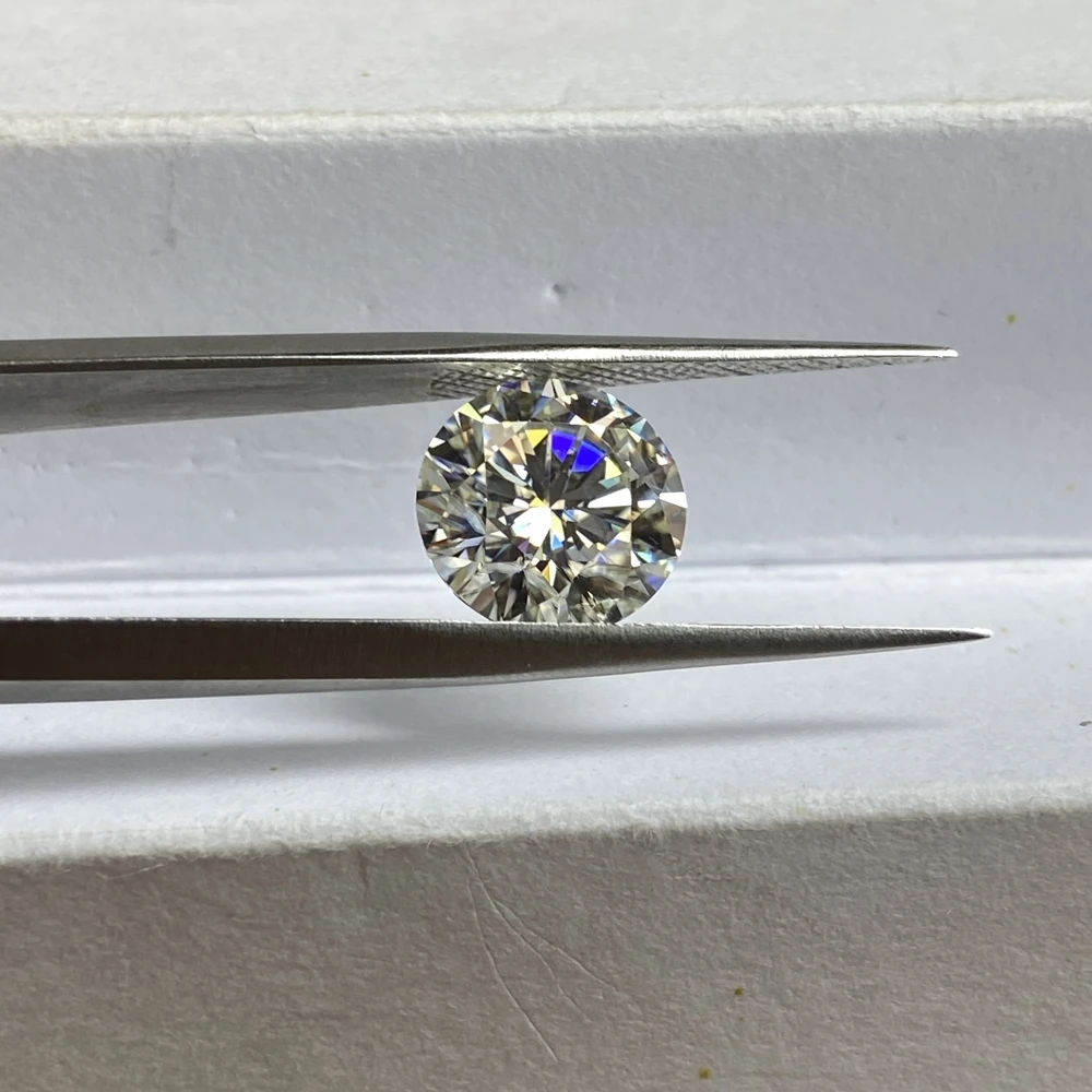 Lab diamond stone 1carat 6.5mm IJ Color VVS1 Loose moissanite stone Ring earrings jewelry making