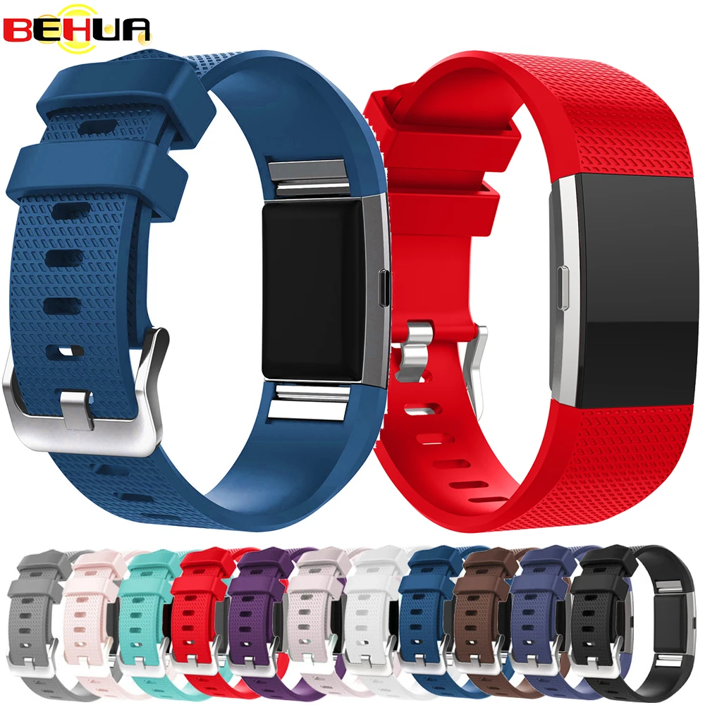 

Wristband Wrist Strap Smart Watch Band Strap for Fitbit Charge 2 Soft Silicone Replacement Bands For Fitbit Charge2 Watchband